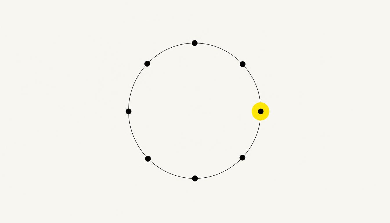 Symbole : des points reliés en cercle pour évoquer le collectif de pairs